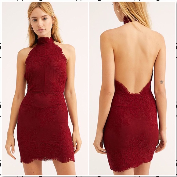 Free People Dresses & Skirts - Free People Harper High Neck Slip Mini Dress